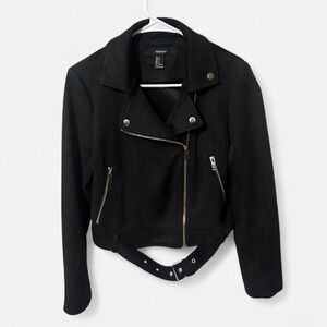 Forever 21 Suede Moto Jacket